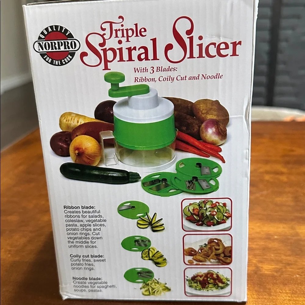 NORPRO Triple Spiral Slicer 3 Blades NWT